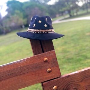 Embellished hat